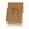 爱马仕/Hermes Cheval au Trait皮革拼贴细节围巾 H393782T-01