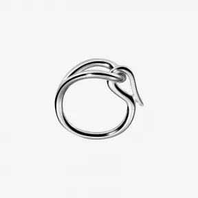 爱马仕/Hermes 灰色 Jumbo丝巾扣 H601017S_00