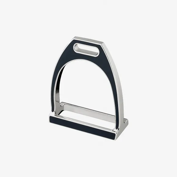 爱马仕/Hermes 蓝色 Etrier漆面丝巾扣 H601953S_02