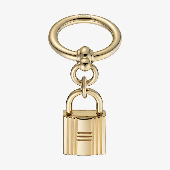 爱马仕/Hermes 黄色 Loop Charms Cadenas丝巾扣 H601982S_00