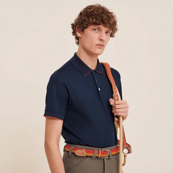 爱马仕/Hermes Double Jeu高科技Polo衫 H800271E-012XL
