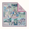 爱马仕/Hermes Wow 90厘米双面方巾 H903463S-05