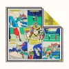 爱马仕/Hermes Wow 90厘米双面方巾 H903463S-06