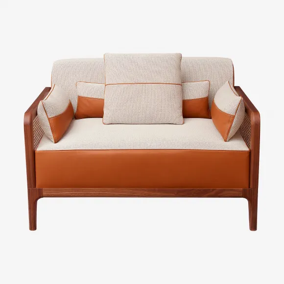 爱马仕/Hermes 棕色 Sellier扶手椅 H960060M_01