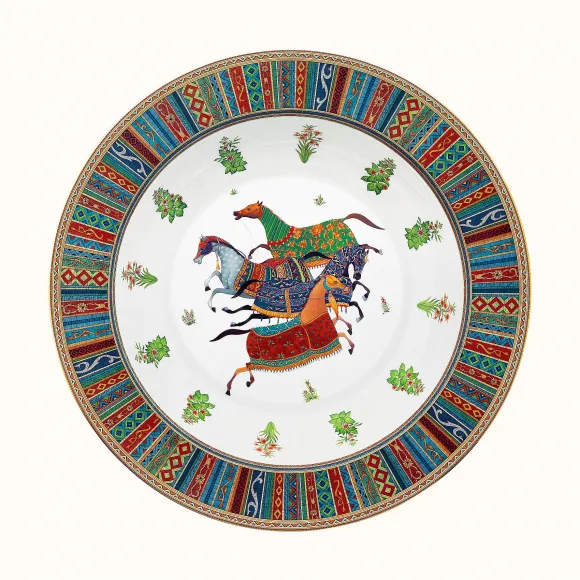 爱马仕/Hermes  “东方骏马”深圆盘，大号 P009826P