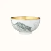 爱马仕/Hermes  “金色赤道丛林”瓷碗，中号 P038286P
