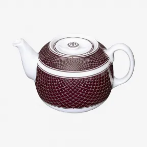 爱马仕/Hermes  H Deco rouge茶壶，小号 P041035P