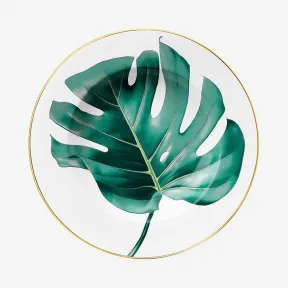 爱马仕/Hermes Passifolia汤盘 P044113P