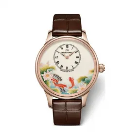 雅克德罗/Jaquet Droz 艺术工坊系列 18k红金 自动机械机芯 男表 J005013203