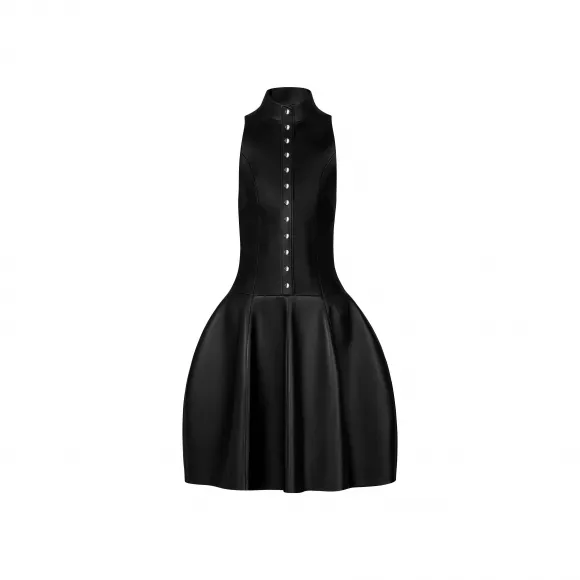 路易威登/Louis Vuitton 羔羊皮无袖泡泡裙 1A430V