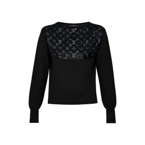 路易威登/Louis Vuitton Monogram 刺绣毛衣 1A4HRR