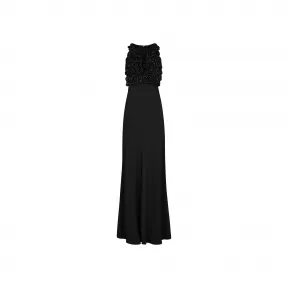 路易威登/Louis Vuitton 刺绣褶饰连衣长裙 1A50KJ