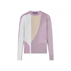 路易威登/Louis Vuitton 宽松版长袖嵌花套头衫 1A51EL