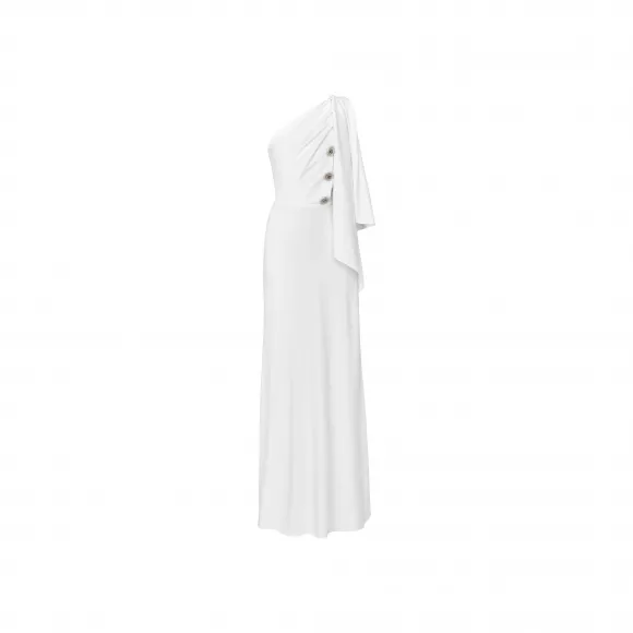 路易威登/Louis Vuitton 宝石扣单肩连衣长裙 1A51ZK