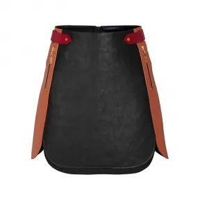 路易威登/Louis Vuitton(LV) 女士 双色皮革迷你裙 1A60K1