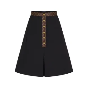 路易威登/Louis Vuitton(LV) MONOGRAM 饰边 A 字裙 1A82X6