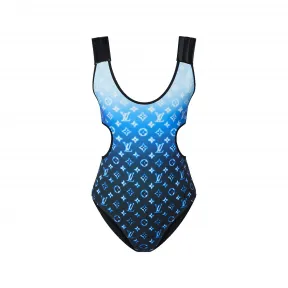 路易威登/Louis Vuitton(LV) 撞色肩带喷涂 Mongram 连体衣 - 女装 - 成衣 1AAX1Q
