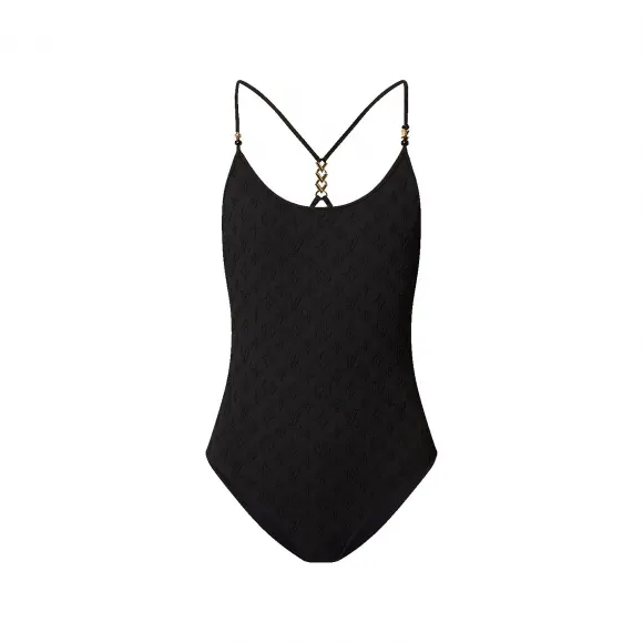 路易威登/Louis Vuitton(LV) Monogram 提花图案一件式泳装 - 时装系列 1AAX3P