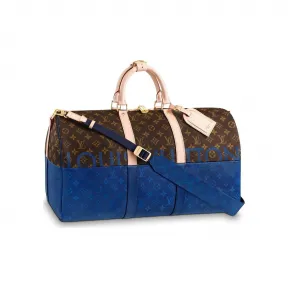 路易威登/Louis Vuitton Keepall 50 旅行袋（配肩带） M43861