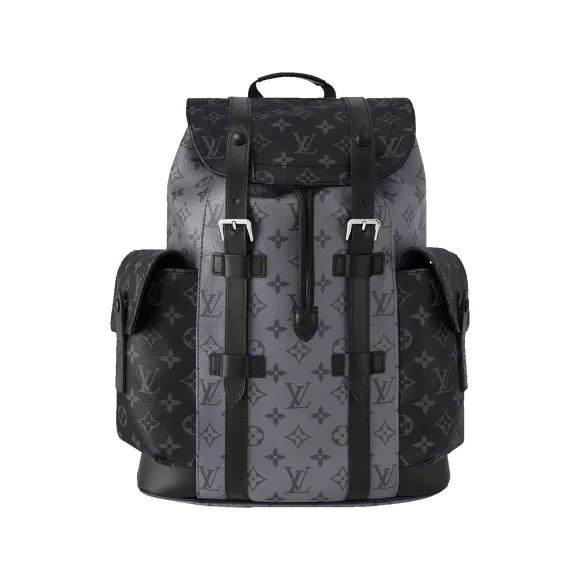路易威登/Louis Vuitton(LV) Christopher PM Monogram Eclipse 帆布 - 皮具系列 M46331