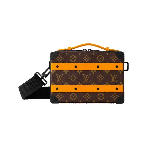 路易威登/Louis Vuitton(LV) Handle Soft Trunk Monogram Macassar 帆布 - 皮具系列 M46689