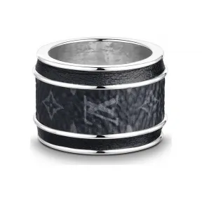 路易威登/Louis Vuitton Monogram Eclipse 戒指 M68205