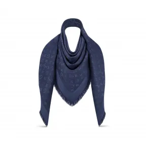 路易威登/Louis Vuitton(LV)   深蓝色 布料 丝巾 M72412