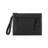 路易威登/Louis Vuitton(LV) Takeoff Pouch Damier Graphite 帆布 - 钱包及小型皮具 N40505