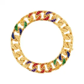 路易威登/Louis Vuitton(LV) 古巴链式手链，黄金和五彩宝石 - 类别 | 商品详情 路易威登 Q05594