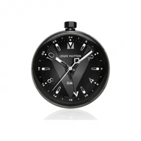 路易威登/Louis Vuitton TAMBOUR ALL BLACK GMT 台钟 Q1Q000