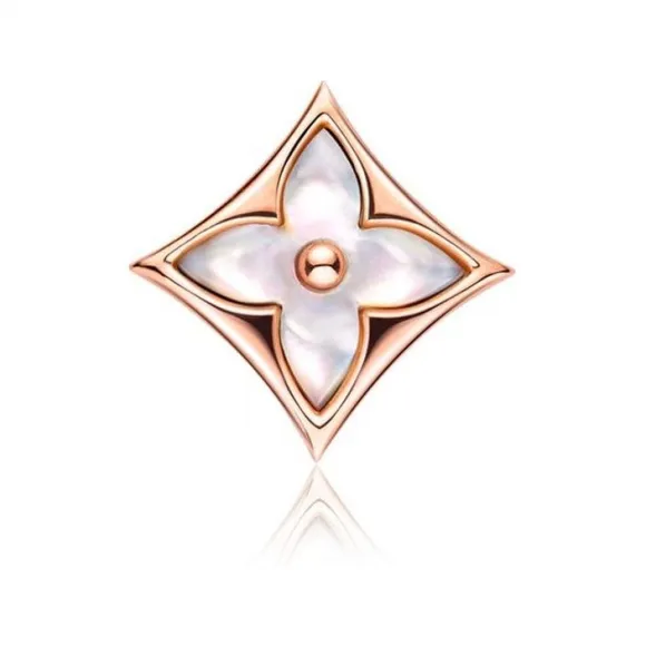 路易威登/Louis Vuitton COLOR BLOSSOM 18K金贝壳耳钉 Q96426