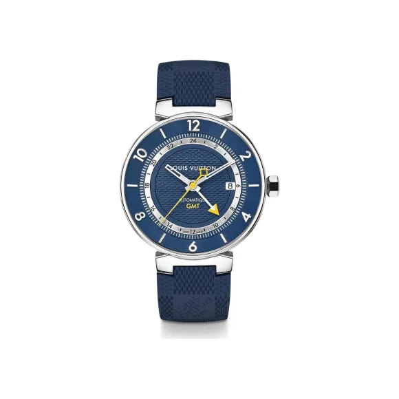 路易威登/Louis Vuitton Tambour Moon Blue Gmt 腕表，41.5毫米 QBBB05