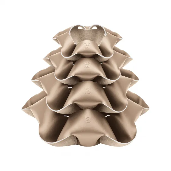 路易威登/Louis Vuitton(LV) ATELIER OÏ 设计的 ORIGAMI BOWL PYRAMIDE PENTAGON 置物盘 R95675