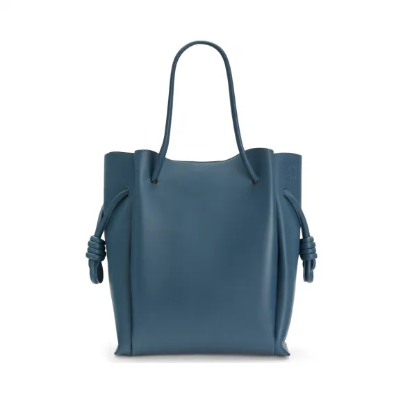 罗意威/Loewe Flamenco Knot Tote浅灰色 321.56.T30