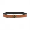 罗意威/Loewe Anagram Belt 3.2 CmTan/Black/Old Gold 528.12.007