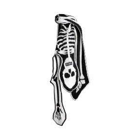 罗意威/Loewe 120X200 Knit Scarf Skeleton白色/黑色 910.10.033