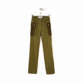 罗意威/Loewe Cargo TrousersKhaki Green S2102100IB