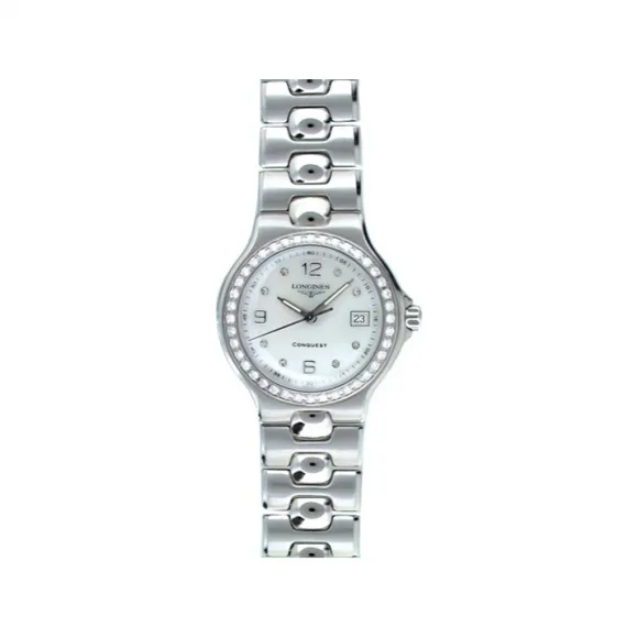 浪琴/Longines 康卡斯系列 25.20 MM 不锈钢 石英机芯 女表 L1.131.0.87.6