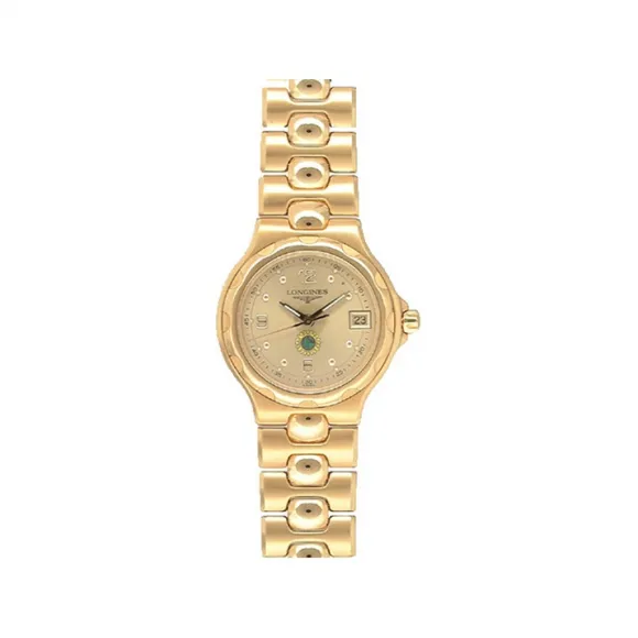 浪琴/Longines 康卡斯系列 25.20 MM 黄色 PVD ​​2N 石英机芯 女表 L1.131.2.36.6