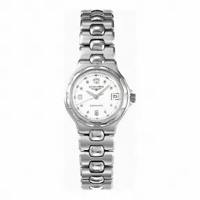 浪琴/Longines 康卡斯系列 石英 精钢 女表 L1.131.4.16.6