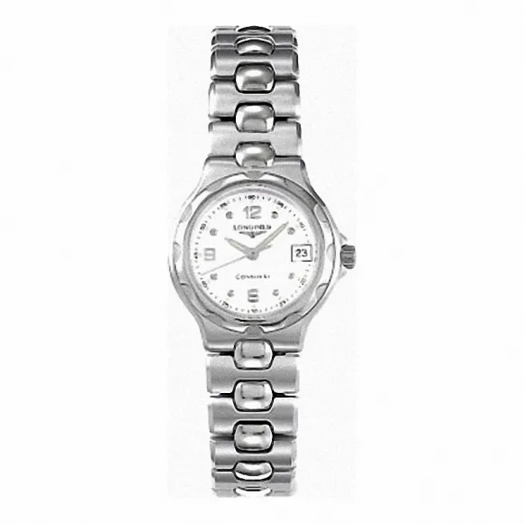 浪琴/Longines 康卡斯系列 石英 精钢 女表 L1.131.4.16.6