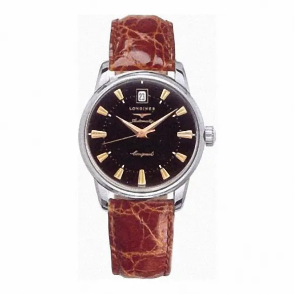 浪琴/Longines 经典复古系列 35.10 MM 不锈钢 自动机械机芯 男表 L1.611.4.52.9