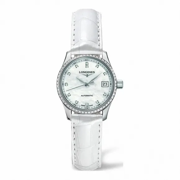 浪琴/Longines 名匠系列 自动机械 精钢 镶钻 女表 L2.128.0.87.3