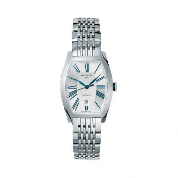 浪琴/Longines Heritage Collection 典藏系列 精钢 26.00 X 30.60&nbsp;mm 自动机械机芯 女表 L2.142.4.70.6