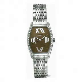 浪琴/Longines 典藏系列 石英 精钢 镶钻 女表 L2.155.0.61.6