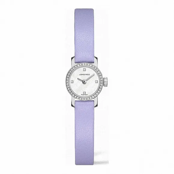 浪琴/Longines 袖珍系列 石英 精钢 镶钻 女表 L2.303.0.87.5