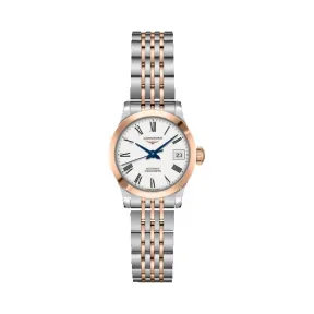 浪琴/Longines 开创者系列 自动机械 18K金 精钢 女表 L2.320.5.11.7