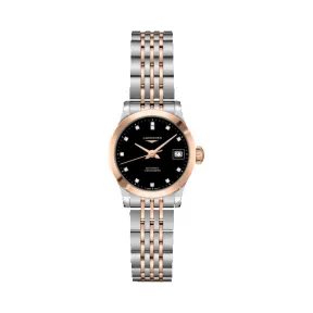 浪琴/Longines 开创者系列 自动机械 18K金 精钢 女表 L2.320.5.57.7