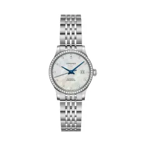 浪琴/Longines 开创者系列 自动机械 精钢 镶钻 女表 L2.321.0.87.6