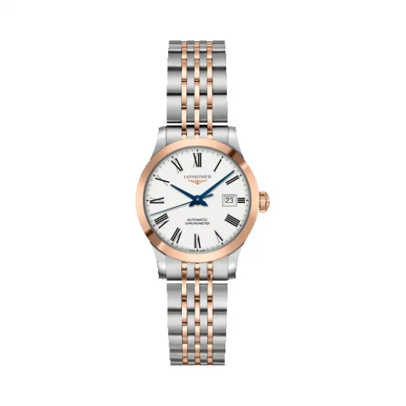 浪琴/Longines 开创者系列 自动机械 18K金 精钢 女表 L2.321.5.11.7